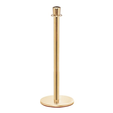 Queue Solutions Elegance 451, Crown Top, Profile Base, Polished Brass ELC451-PB